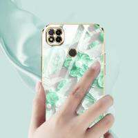 เคสหรูหราสำหรับ Xiaomi C40 POCO C31 10C สีแดง9C 10A NFC ภาพสีน้ำมันแฟชั่นกันกระแทกกล้องป้องกันเคสโทรศัพท์โทรศัพท์พร้อมฟรีสายคล้อง