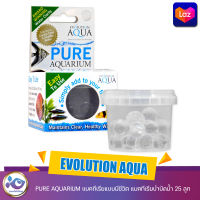 EVOLUTION AQUA PURE AQUARIUM  เป็นแบคทีเรียแบบมีชีวิต ช่วยรักษาสภาพน้ำและทำให้น้ำใสสะอาด 25 ลูก