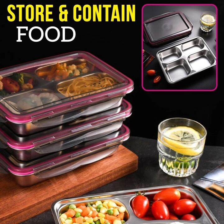 Stainless Steel Keep Warm Lunch Box Bento Box Food Container Food ...