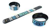 Muse wristband ริสแบนด์ งานแกะขึ้นโมล ปั้มนูน สองชั้น สวยงาม คุณภาพสุดๆ สินค้าส่งต่างประเทศ ปรับขนาดข้อมือได้สองขนาด รับประกันความพอใจ MUS235NNN