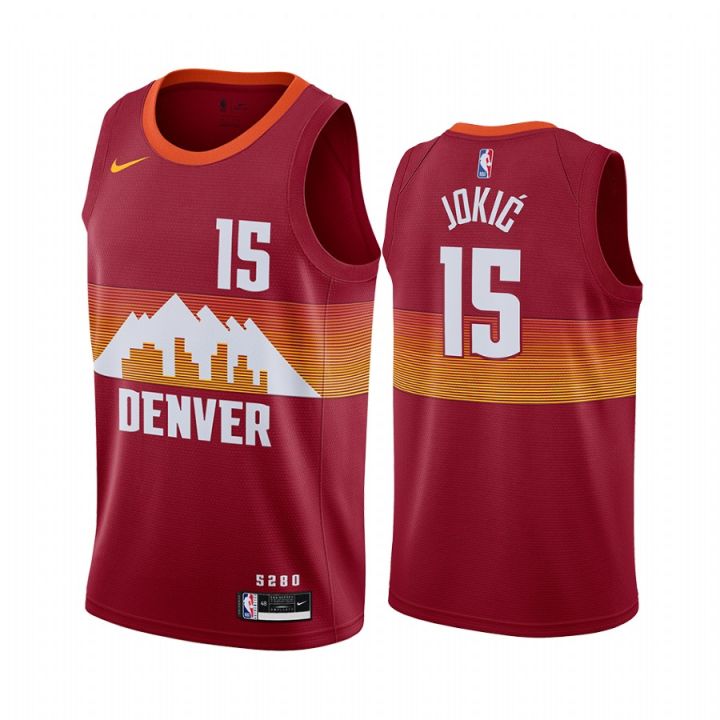 Nikola Jokic Denver Nuggets 2020 21 Swingman Player Jersey Red – City  Edition – ThanoSport