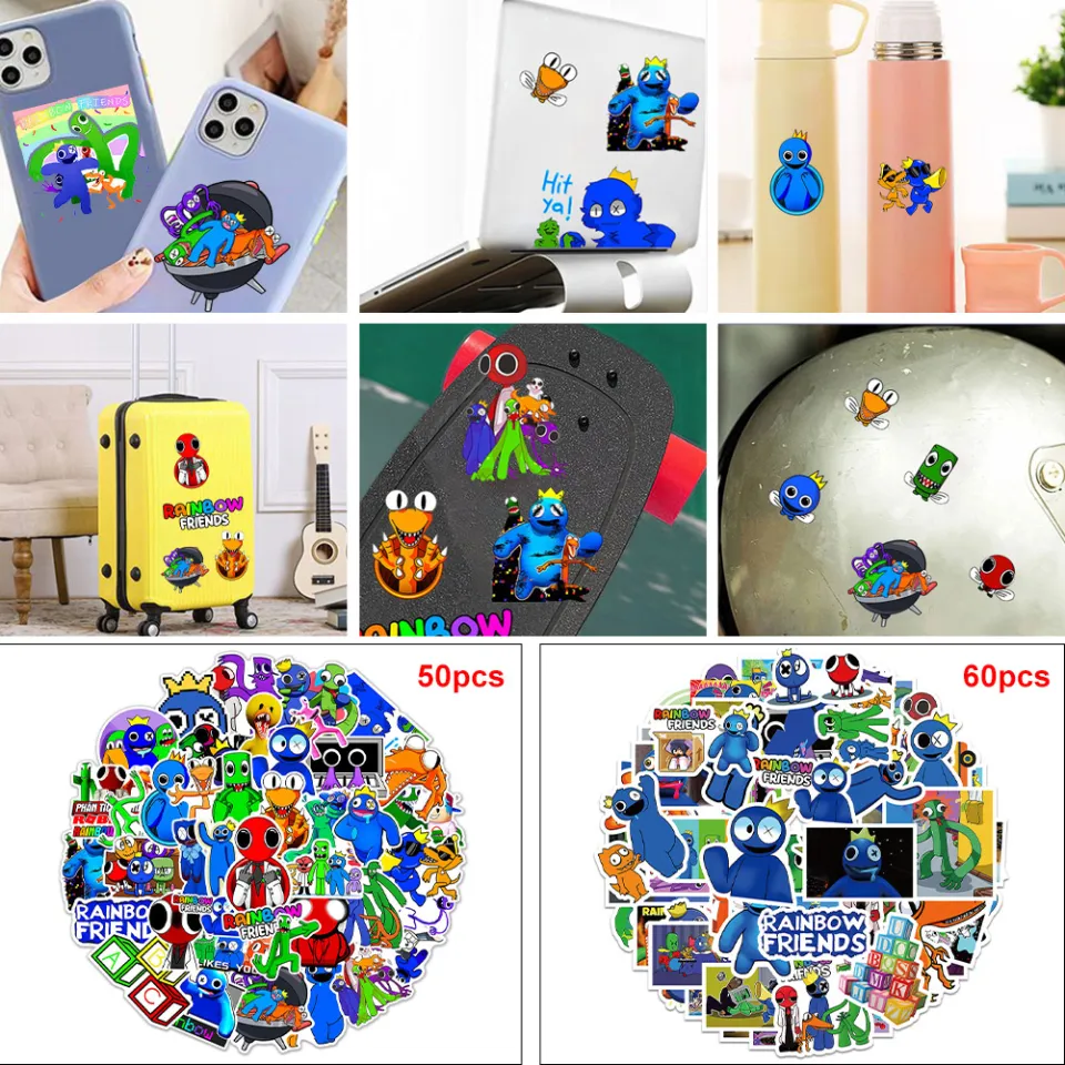 50pcs Game Rainbow Friends Roblox Stickers for Car Laptop 