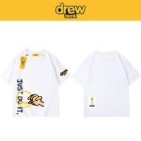 COD Drew smiley face T-shirt Justin Bieber net celebrity high street FOG short sleeve T-shirt mens trendy brand loose _01