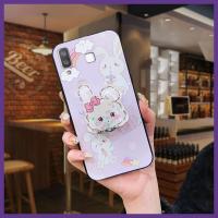 Back Cover phone stand holder Phone Case For Samsung Galaxy A9 Star/A8 Star/SM-G8850 cartoon Durable Cute glisten TPU