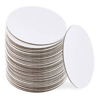 White Cake Boards Round 25 Pack - 10 Inch Cardboard Cake Rounds Circles Disposable Cake Platter Board Base Tray