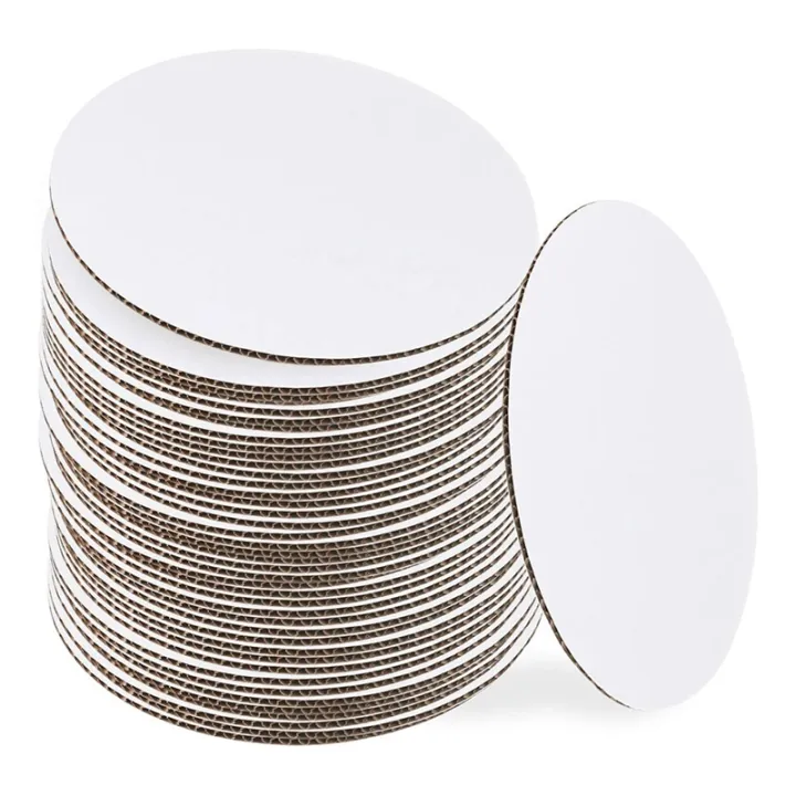White Cake Boards Round 25 Pack 10 Inch Cardboard Cake Rounds Circles
