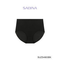 Sabina ซาบีน่า กางเกงชั้นใน (Half) (Jumbo) รุ่น Panty Zone รหัส SUZS4903BK สีดำ