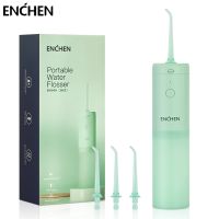 ZZOOI ENCHEN Oral Irrigador Dental USB Rechargeable Water Flosser Portable Dental Water Jet 140ml Water Tank Teeth Cleaning Tools