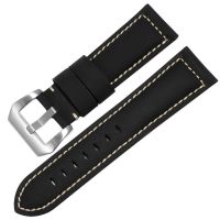 ▶★◀ Suitable for Panerai Lumino genuine leather watch strap PAM111 441 retro crazy horse leather frosted mens strap 24mm