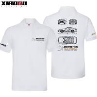 （You can contact customer service for customized clothing）ATTITUDE AMG CAR TUNING ENTHUSIAST SHORT-SLEEVED POLO SHIRT(You can add names, logos, patterns, and more to your clothes)