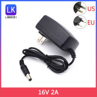 อะแดปเตอร์ไฟ2A 16V 16V สายไฟ2000ma 32W เครื่องชาร์จ5.5มม. อินเทอร์เฟซ Transformer Cable