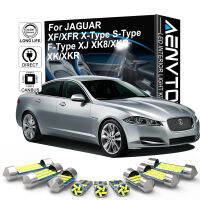 AENVTOL Canbus สำหรับ JAGUAR Xf XFR X-Type S-Type F-Type XJ XK8XKR XKXKR ชุดอุปกรณ์เสริมไฟ LED ภายใน