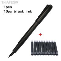 【hot】℡♕  1pc Samurai Metal Titanium Nib Office School Supplies Writing Ink Pens calligraphy pen