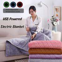 {Warm scarf}USB ผ้าห่มอุ่นไฟฟ้าเครื่องทำความร้อนหนา5V เครื่องทำความร้อน Shawl Washable Mattress Thermostat Warm