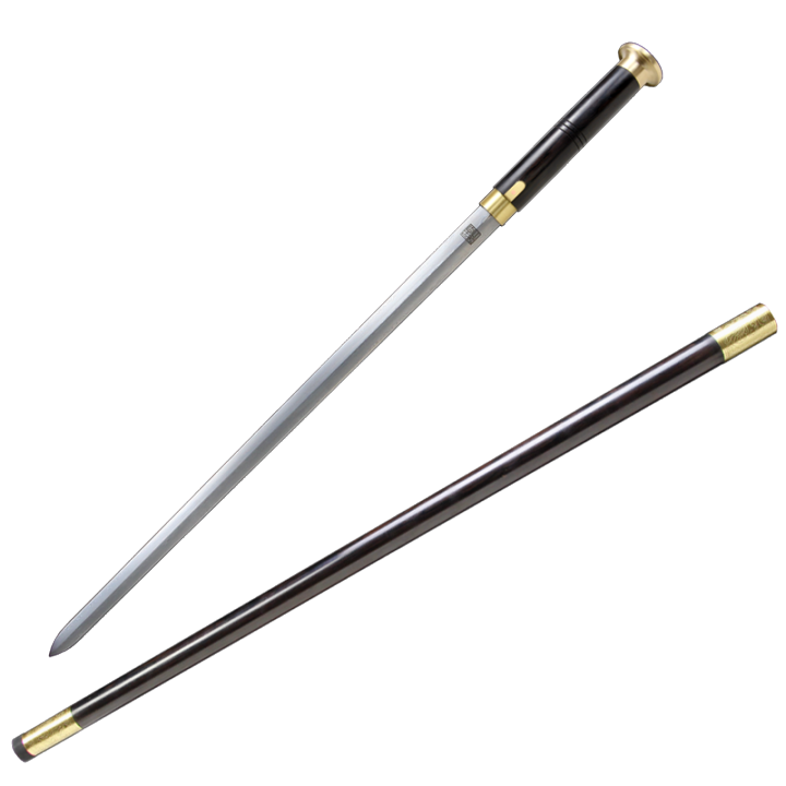 Walking stick sword Longquan thousand-character sword civilized stick ...