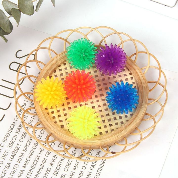 6pcs-spiky-ball-fidget-toy-small-size-for-kids-children-autism-sensory-adhd-anxiety-relief-juguete-antiestres-exercise-grip-ball