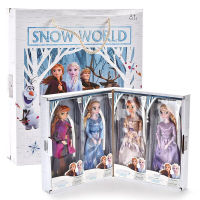Ice World Princess Pocahontas ของเล่นตุ๊กตา Aisha Anna ชุดของขวัญของเล่น 11 ตุ๊กตานิ้ว ~