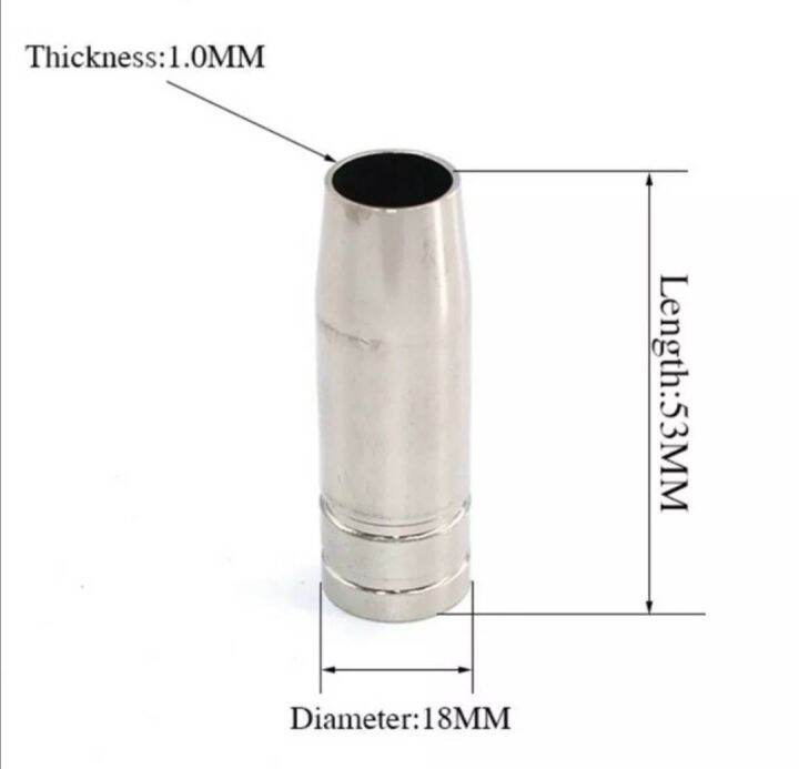 อะไหล่ปืนเชื่อมซีโอทู-15ak-mig-co2-3pcs-ชุดอะไหล่ปืนเชื่อมซีโอทู-พร้อมใช้-3ชิ้น-รุ่น-15ak-mig-ใช้กับปืนเชื่อมซีโอทู-รุ่น-15-ak