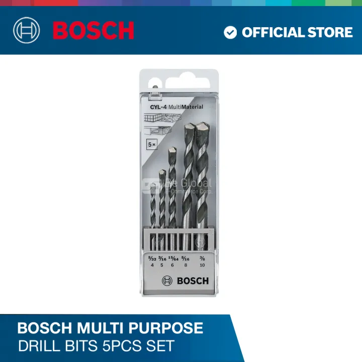 Bosch Bosch Multi Purpose Drill Bits (5pcs set) Tools/Accessories
