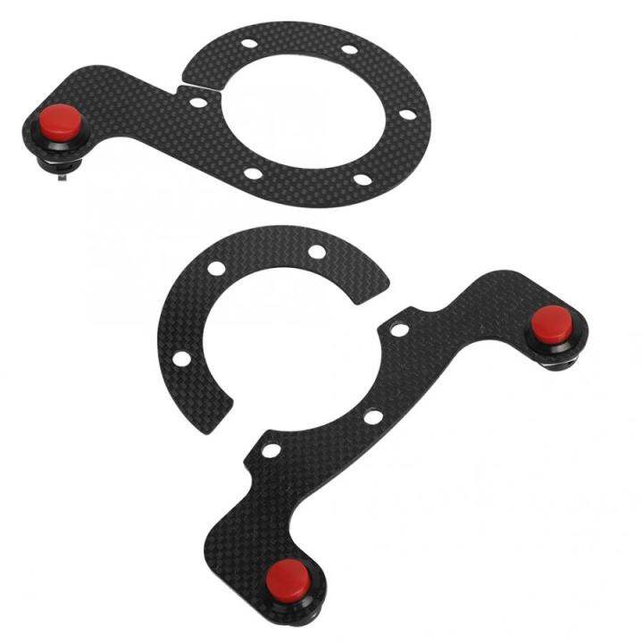 Carbon Fiber External Horn Button Kits For MOMO/OMP/Nardi/Sparco 6
