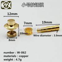 【YF】 10pc/lot In stock Copper material dark lock button Wooden box hardware accessories Box Lock watch stretch W-062