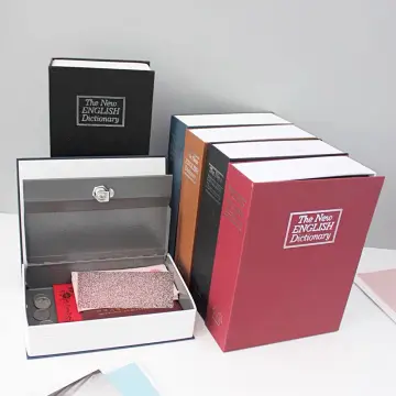 Book Safe Box, Mini Box Safe Box Simulation Book Shaped Money Storage Box  For Storage Important Thing,concealed, Durable, Stylish