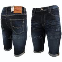 TPPJEANS Blue Wash Denim กางเกงยีนส์สามส่วนชาย สีบลูฟอกจะสะกิดขาด ทรงสลิม Size 26-36 รับชำระปลายทาง