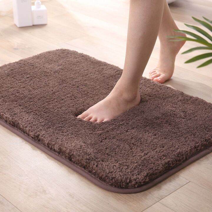 พรมปูพื้นห้องน้ำ-bathroom-rug-non-slip-พรมหน้าห้องน้ำ-พรมเช็ดเท้า-กันลื่น-ซับน้ำได้ดี-พรมเช้ดเท้าห้องน้ำ-อัพเกรดคุณภาพหนาขึ้น-พรมในห้องน้ำ-พรมห้องน้ำ-แห้งเร็ว-พรมเช็ดเท้าในห้องน้ำ-bath-mat-พรมเช็ดเท้า