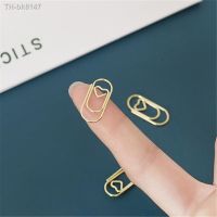 ﹉✖ 15/20/28/33/50mm Mini love Notebook Bookmark binder Paperclips Accessories Paper Clips Binding Office Stationary Supplies