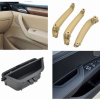 Front Rear Left Right Car Interior Door Handles for BMW X3 F25 X4 F26 Inner Doors Panel Handle Bar Pull Trim Cover Black Beige