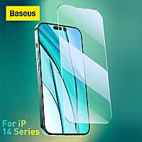 Baseus 2Pcs กระจกนิรภัยสำหรับ iPhone 14 Pro Max Protector สำหรับ iPhone 13 Pro Screen Glass Tempered Film Screen Protector แก้ว