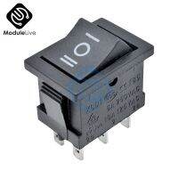 6Pin 6Pins DPDT ON-OFF-ON 3 Position Snap Boatlike Rocker Switch AC 6A/250V 10A/125V