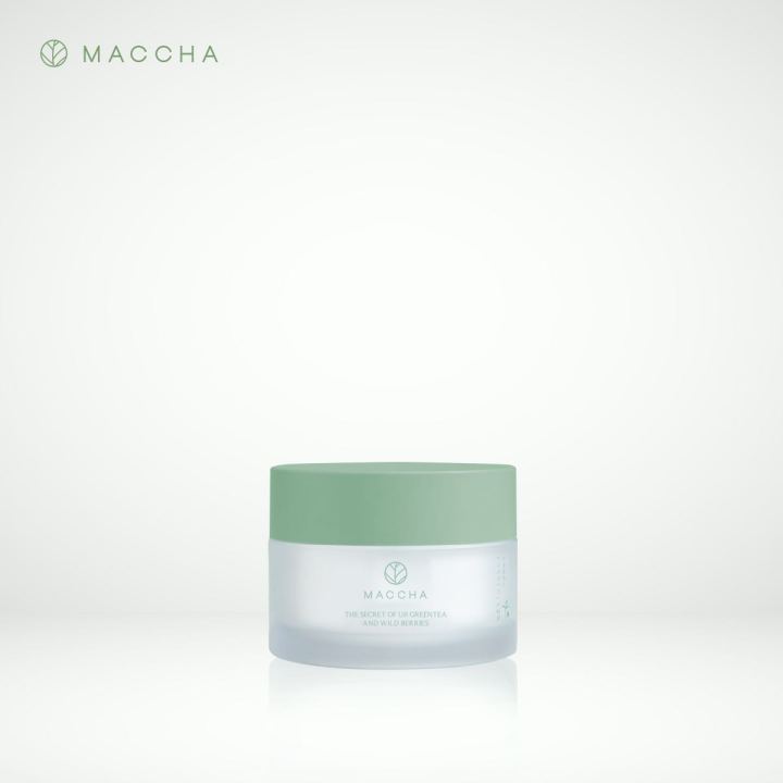 maccha-glow-boosting-moisturizer-cream-50g-ครีมบำรุงผิวตอนกลางคืน-สูตรเข้มข้น-จากมัทฉะ-ลดล้้างสต๊อค