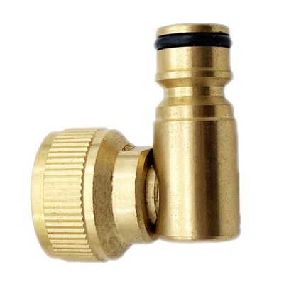 Garden Brass 90 Degree Movable Nipple Connector Garden Hose Faucet Adapter Copper Water Tap Car Wash Water Gun Pipe Fittings Plumbing Valves