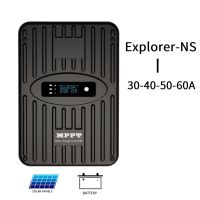 50A EXPLORER-NS/60A MPPT พลังงานแสงอาทิตย์เครื่องควบคุมการชาร์จแบตเตอรี่ทั้งหมดดิจิตอล DC12V/24V ป้อนข้อมูล PV การตรวจสอบระบบแผงเซลล์แสงอาทิตย์