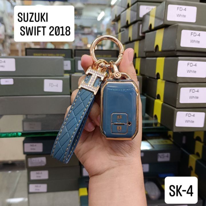 suzuki-swift-2018-ปลอกกุญแจ-เคสกุญแจ-รถยนต์-tpu-พร้อมพวงกุญแจ-ราคาพิเศษ-ส่งจากไทย