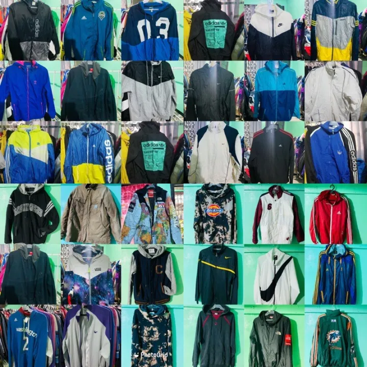 Live selling Jacket, Parka and Wind breaker This is from Ukay bale pls ...