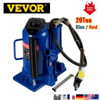 VEVOR 20Ton 4 Foot Air Hydraulic Bottle Car Jack Tool for Lifting Farm Vehicles Heavy-Duty Machinery Industrial Equipment Repair