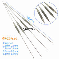 4pcset Ophthalmic Double Ended Lacrimal Passage Probe Flushing Plugging tool Ophthalmic Veterinary Surgical Instruments