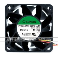 2023 ☆ PE60382B2-Q00U-AA9 SUNON 6038 24V 10.3W 6CM ของแท้พัดลมอินเวอร์เตอร์