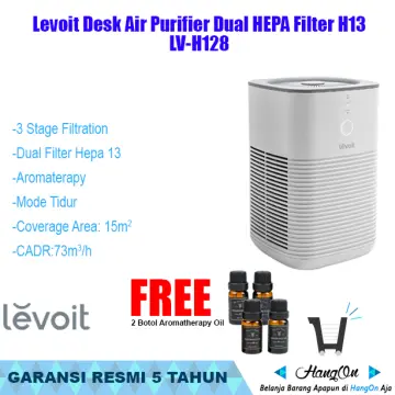 Promo Terlaris Levoit Desk Air Purifier Lv-H128 Dual Hepa H13