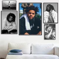 Rapper Hip Hop Star J Cole เพลงร้อนอัลบั้ม K.O.D ภาพคุณภาพผ้าใบภาพวาดโปสเตอร์ห้องนอน Living โซฟา Wall Art Home Decor ใหม่