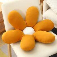 Korea Ins Fluffy Pillow Six Petals Flower Cushion Living Room Sofa Throw Pillows Office Chair Back Cushions Bedroom Soft Mat