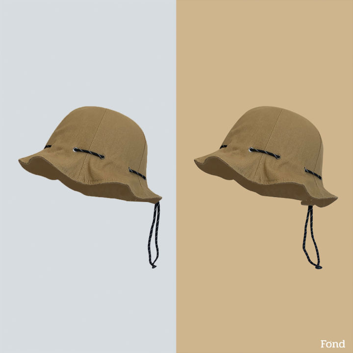 fond-หมวกบักเก็ต-ผ้ายีนส์-ใช้งานได้-2-แบบ-หมวก-และ-กระเป๋า-2-สี-ในหนึ่งใบ