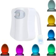 Đèn LED Nhà Vệ Sinh 8 Màu Cảm Biến Kích Hoạt Chuyển Động Phòng Tắm Gia
