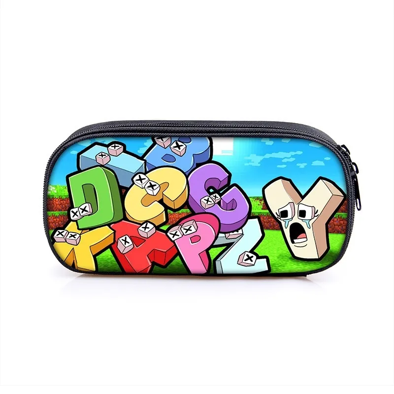 Alphabet Lore Letter Legend Game Student School Bag Pencil Bag