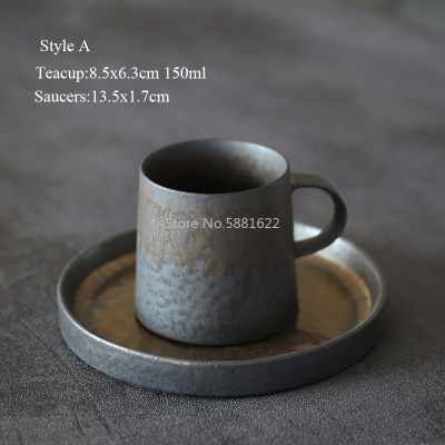 แก้วชาเซรามิกญี่ปุ่นถ้วยชาแก้วกาแฟถ้วยนม Drinkware