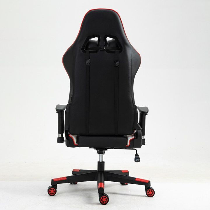 e-เก้าอี้กีฬาเก้าอี้หมุนปรับได้สำนักงานเกมพนักพิงเก้าอี้โค้งตามหลักสรีรศาสตร์