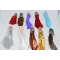 (Popular toys) 1/6 Scale Woman Hair Wig Multi Color For 12 Quot; Female HT Kumik Head Sculpt Doll