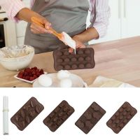 【CW】 Silicone Chocolate Fructose Baking Mold Pudding Shaping With Different Shapes